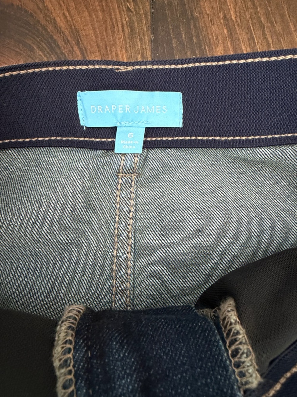 Draper James Denim Midi Skirt A-Line - Picture 5 of 5